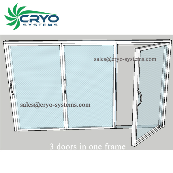 glass door for cold storage