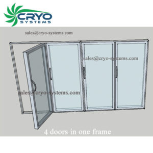 glass door for cold room