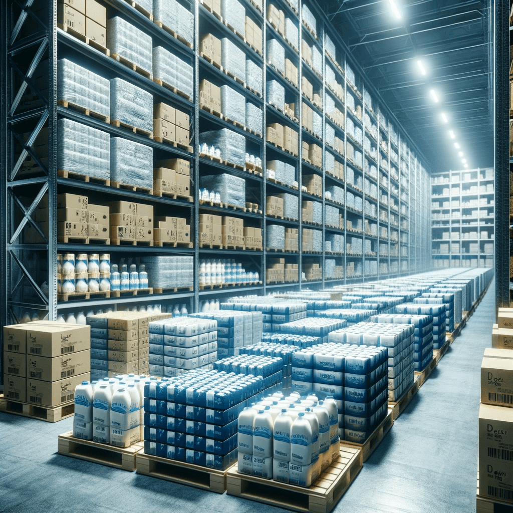 Dairy Refrigeration In A Large Cold Storage